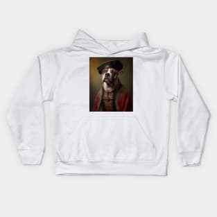 Victorian dog 2 Kids Hoodie